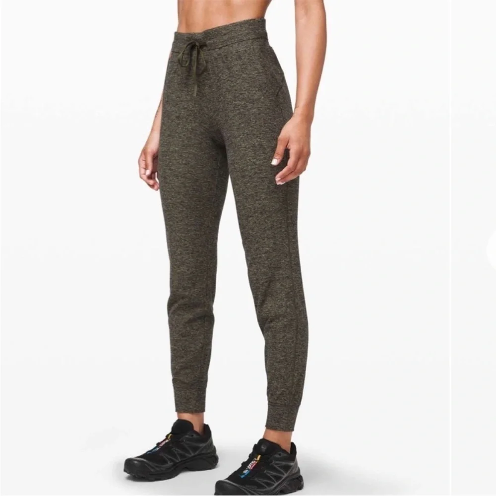 Lululemon Ready To Rulu Pant *29” Jogger Sz 6 Heathered Utilitarian Black